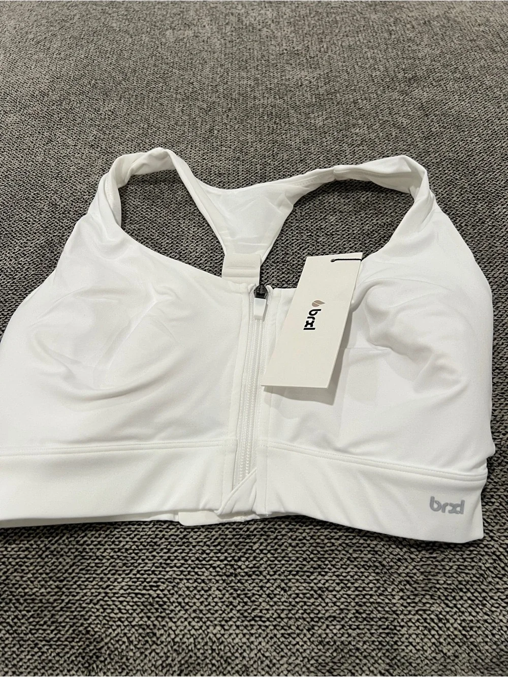 BrxlAero™ Adjustable Y-Back Zipper Front High Impact Sports Bra